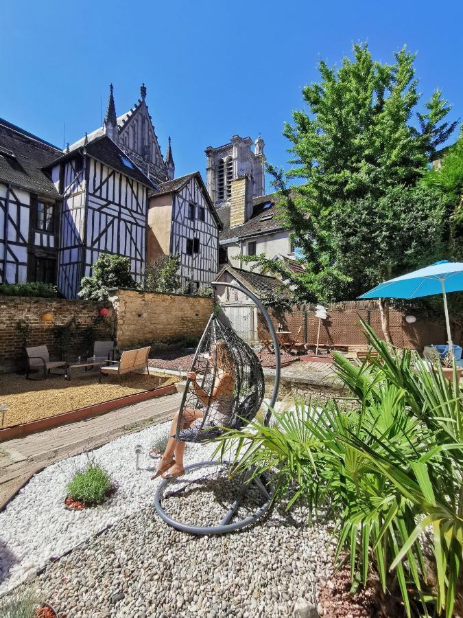 Le Chat De La Cathedrale - Calme - Jardin - Wifi Troyes Zewnętrze zdjęcie